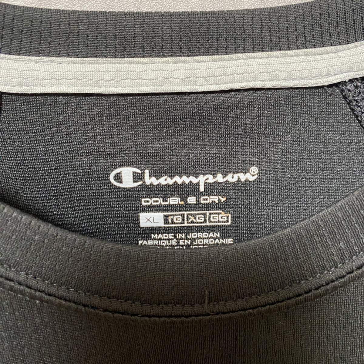 Champion チャンピオン　長袖Tシャツ　ワンポイント　黒　ブラック　ビッグシルエット　オーバーサイズ　XLサイズ　古着