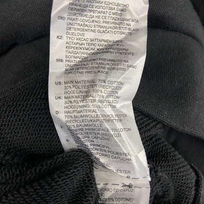 adidas　アディダス　スウェットパーカー/フーディー　黒　ブラック　XLサイズ