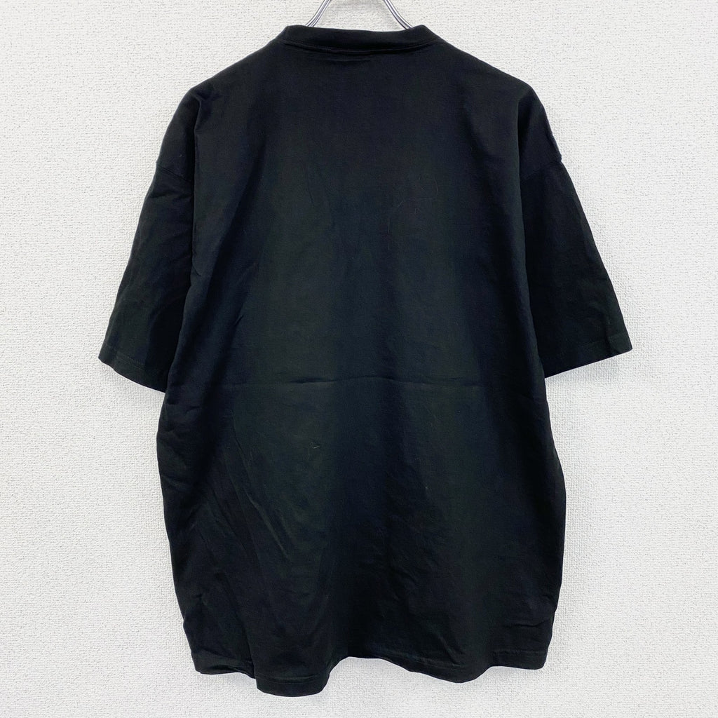 BASIC WORLD PROMOWEAR　半袖プリントTシャツ　黒　ブラック　2XLサイズ　古着