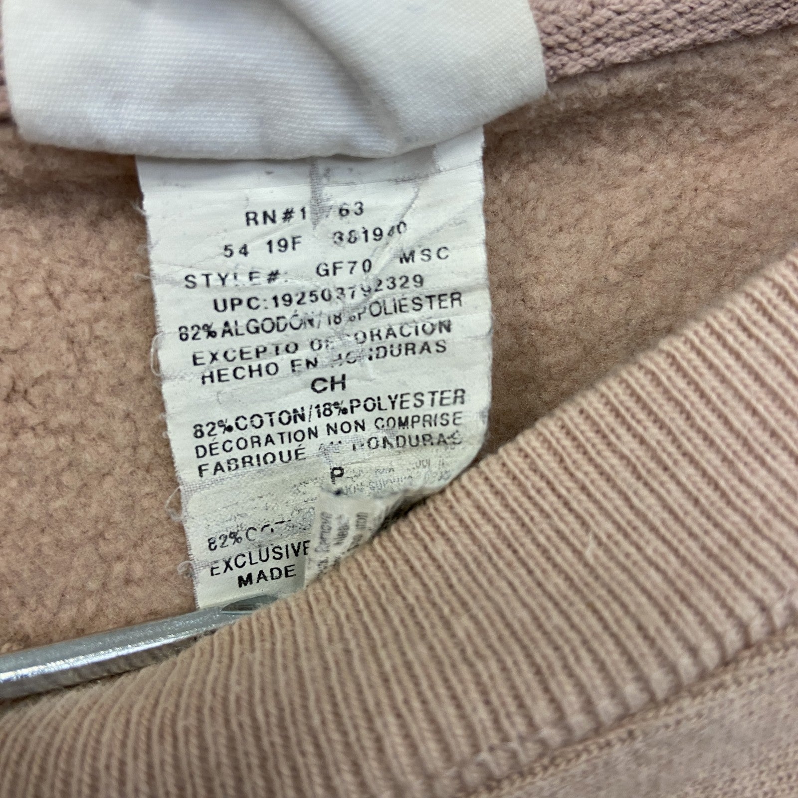 Champion　チャンピオン　リバースウィーブ　スウェット/トレーナー　ピンク　Sサイズ　古着