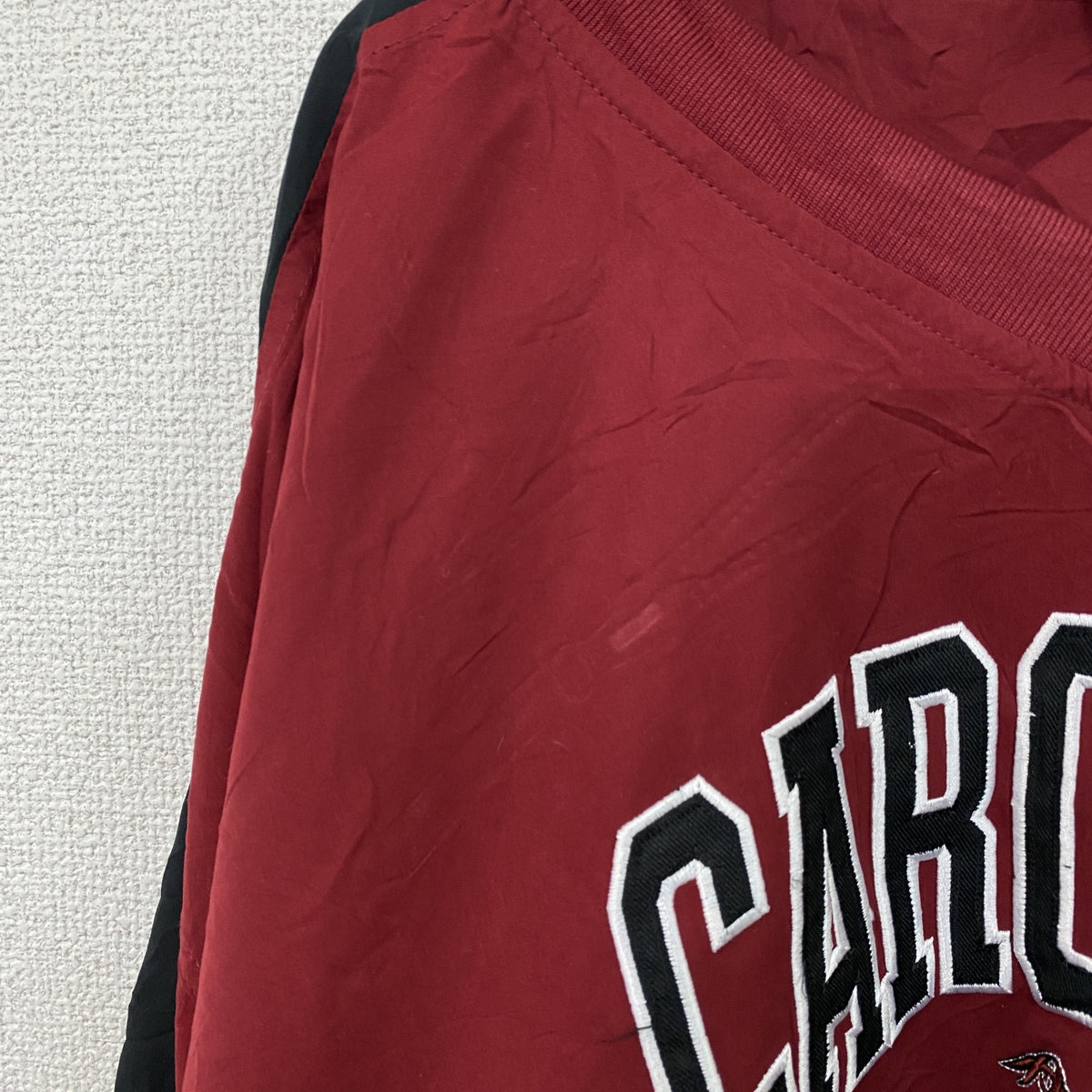 KNIGHTS APPAREL　プルオーバージャケット　カレッジタイプ　赤　レッド　2XLサイズ　古着