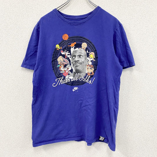 NIKE AIR JORDAN　ナイキエアジョーダン　スペースジャム　ルーニテューンズ　半袖プリントTシャツ　紫　パープル　Lサイズ
