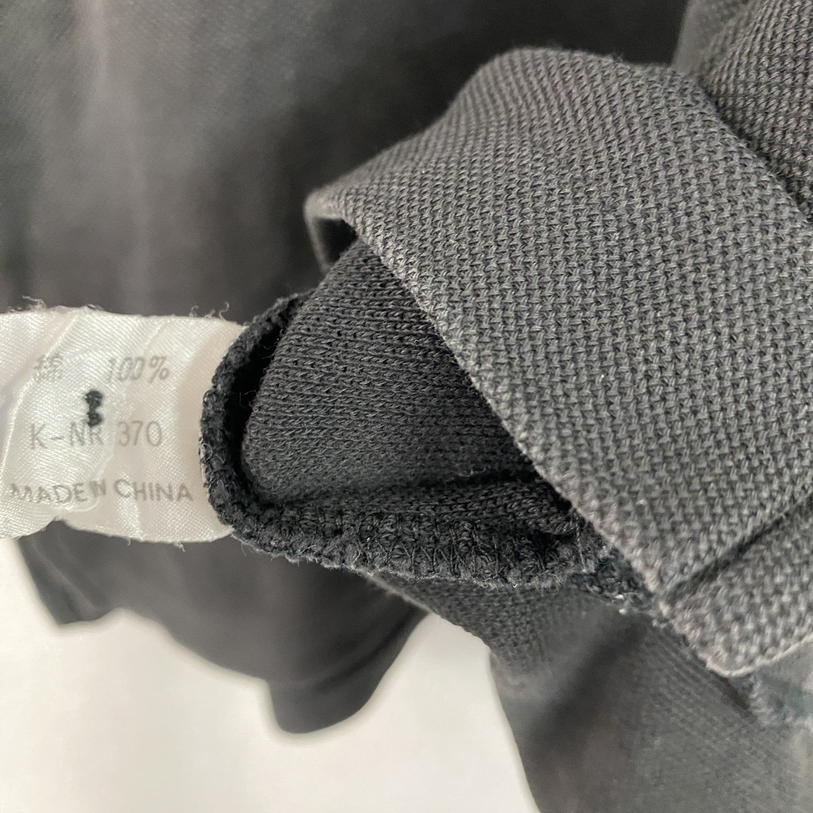Magneti Marelli　マニエッティマレリ　フェラーリ　長袖ポロシャツ　刺繍ロゴ　黒　ブラック　Lサイズ　古着