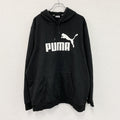 PUMA　プーマ　パーカー/フーディー　デカロゴ　スポーツ　黒　ブラック　2XLサイズ　古着