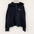 Champion　チャンピオン　リバースウィーブ　フルジップスウェットパーカー/フーディー　黒　ブラック　Mサイズ　古着