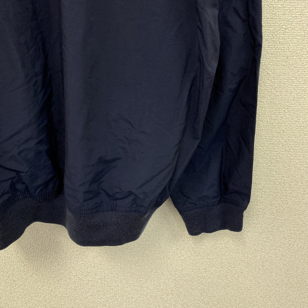 IZOD GOLF　アイゾッド　ナイロンプルオーバージャケット　刺繍ロゴ　紺　ネイビー　Lサイズ　古着