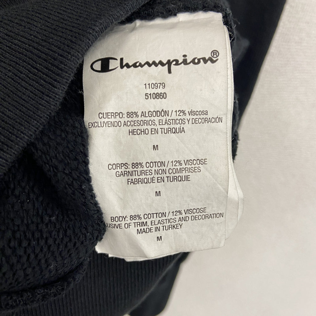 Champion　チャンピオン　リバースウィーブ　フルジップスウェットパーカー/フーディー　黒　ブラック　Mサイズ　古着