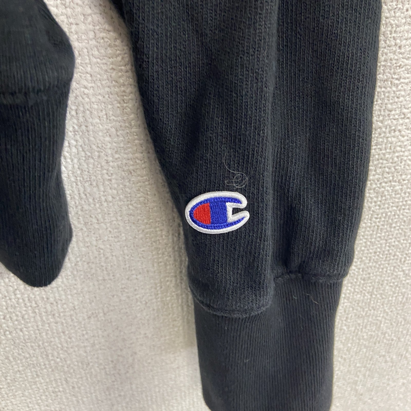 Champion　チャンピオン　リバースウィーブ　フルジップスウェットパーカー/フーディー　黒　ブラック　Mサイズ　古着