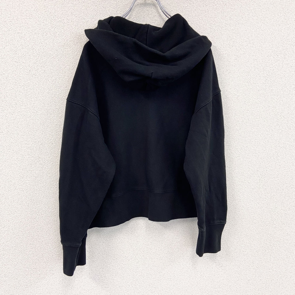 Champion　チャンピオン　リバースウィーブ　フルジップスウェットパーカー/フーディー　黒　ブラック　Mサイズ　古着