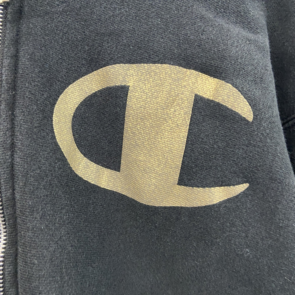 Champion　チャンピオン　リバースウィーブ　フルジップスウェットパーカー/フーディー　黒　ブラック　Mサイズ　古着