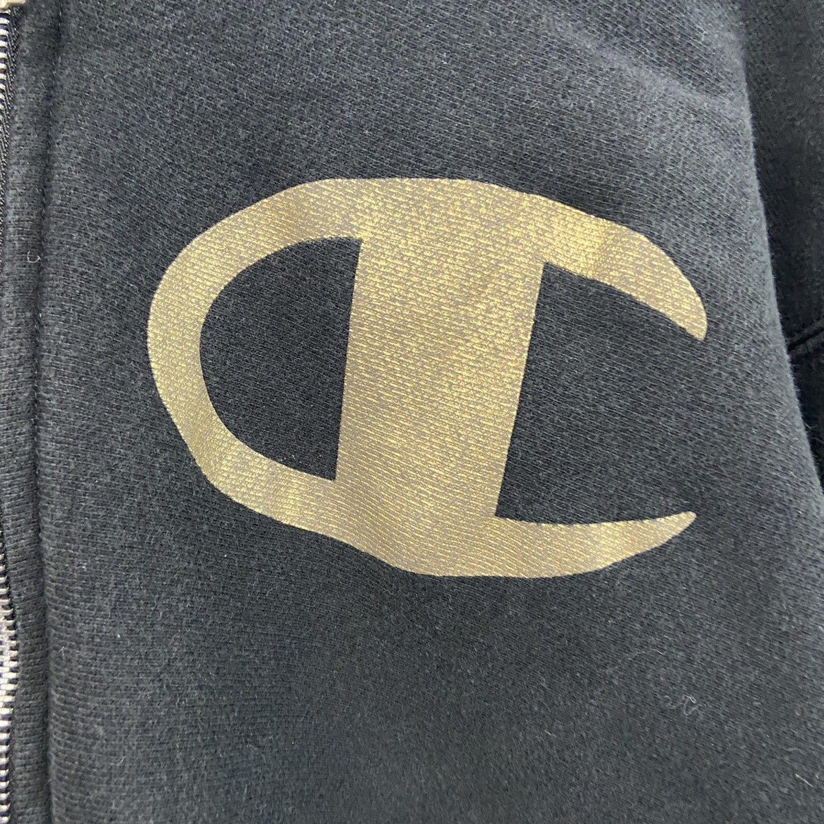 Champion　チャンピオン　リバースウィーブ　フルジップスウェットパーカー/フーディー　黒　ブラック　Mサイズ　古着