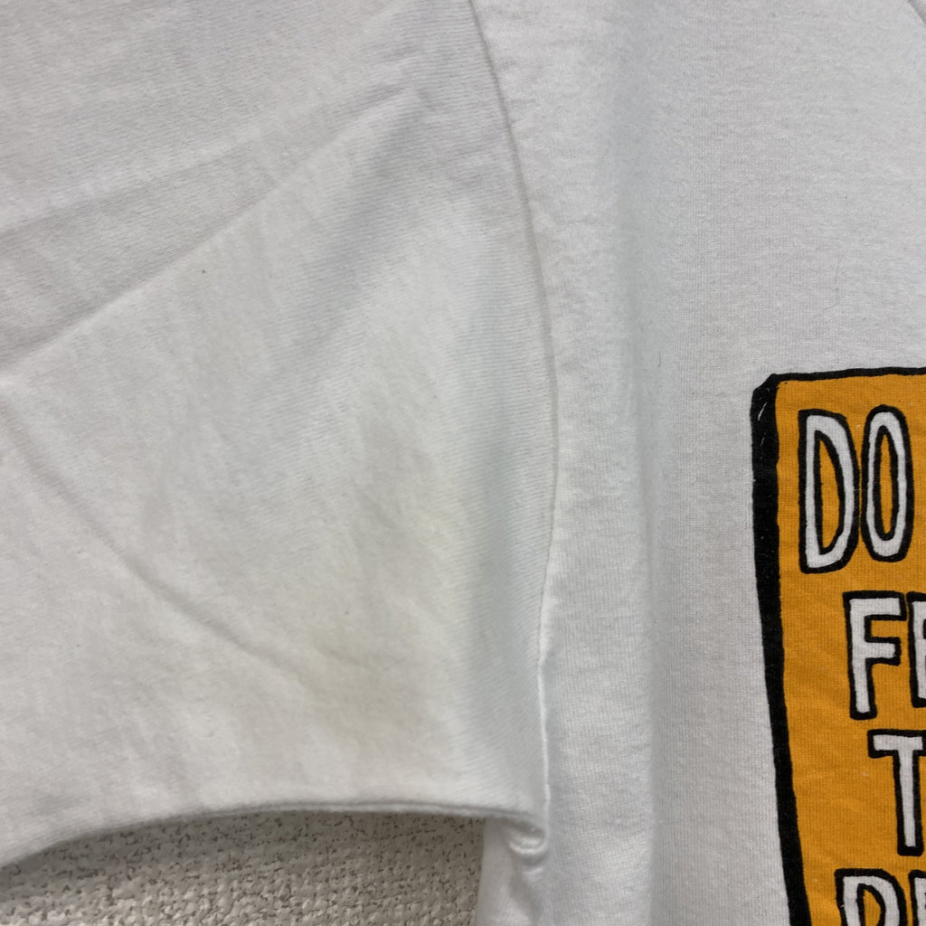 SCREEN STARS　スクリーンスターズ　半袖プリントTシャツ　シングルステッチ　白　ホワイト　Mサイズ カットソー メンズ コットン 古着