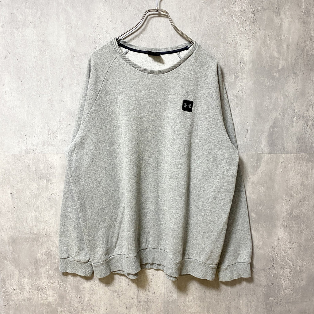 UNDER ARMOUR アンダーアーマー　長袖スウェット　トレーナー　グレー　灰色　ビックシルエット　XLサイズ　古着