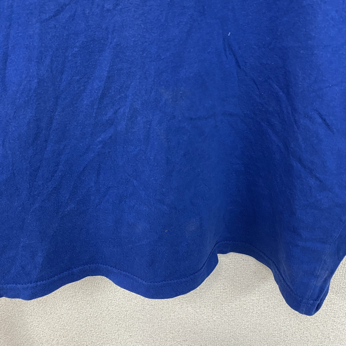 GOLD GYM　ゴールドジム　半袖プリントアドバタイジングＴシャツ　アーチプリント　青　ブルー　古着