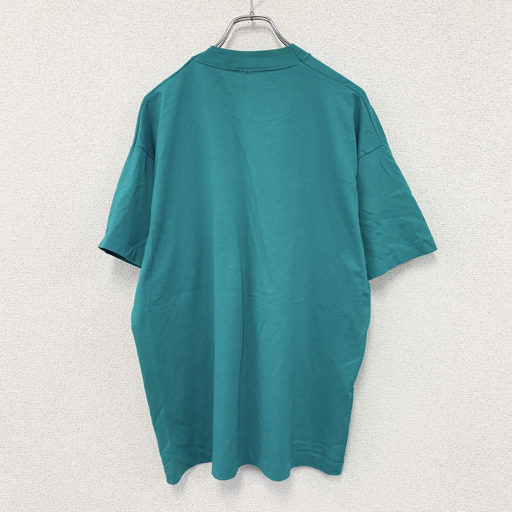 FRUIT OF THE LOOM　フルーツオブザルーム　BEST　半袖プリントTシャツ　ヴィンテージ　シングルステッチ　水色　ライトブルー　XLサイズ　古着