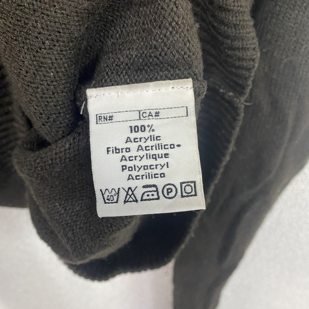 Kappa　カッパ　アクリルニットセーター　茶色　ブラウン　Lサイズ　古着
