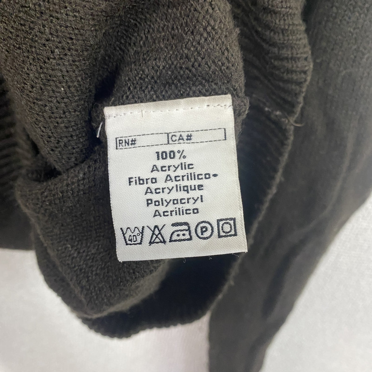 Kappa　カッパ　アクリルニットセーター　茶色　ブラウン　Lサイズ　古着