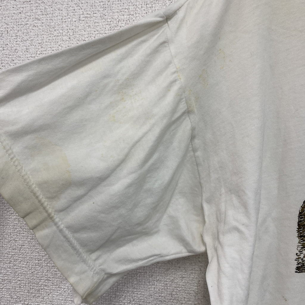 ～00s　SAGGY　サギー　半袖プリントＴシャツ　EGY PTE　エジプト　ヴィンテージ　白　ホワイト　Lサイズ　古着