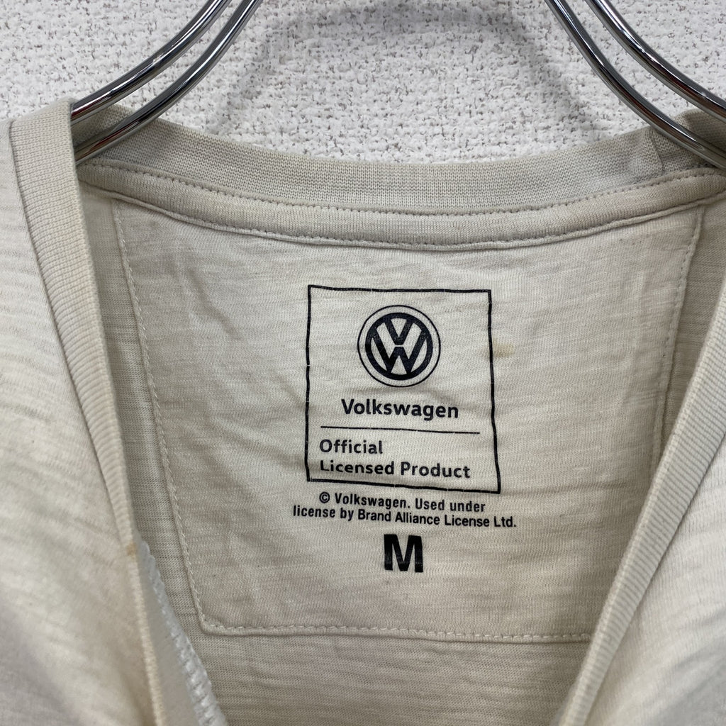 Volkswagen　フォルクスワーゲン　半袖プリントTシャツ　ベージュ　Mサイズ　古着