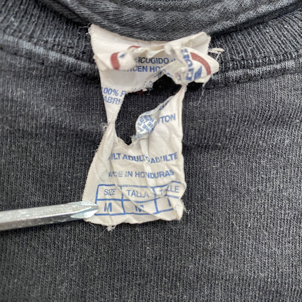 DELTA　デルタ　半袖プリントTシャツ　カーディナルス　バスケットボール　黒　ブラック　Mサイズ　古着