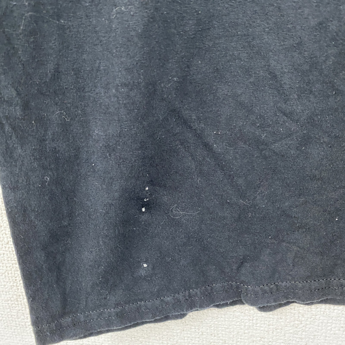 GILDAN　半袖プリントTシャツ　ギャルT　メッセージT　ラインストーン　黒　ブラック　Lサイズ　古着
