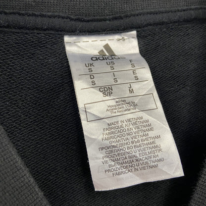 adidas　アディダス　スウェット/トレーナー　パフォーマンスロゴ　デカロゴ　黒　ブラック　Sサイズ