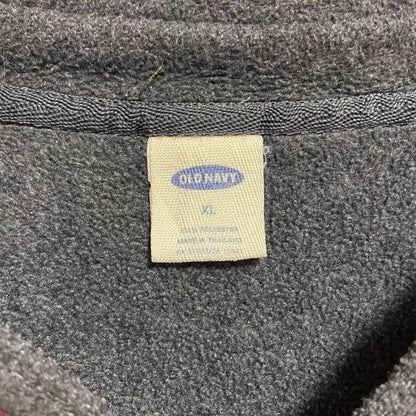 古着 used　OLDNAVY　オールドネイビー　長袖Vネックフリースジャケット　ブルゾン　赤　ビッグシルエット　XLサイズ