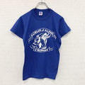 RUSSELL ATHLETIC　ラッセルアスレチック　半袖プリントTシャツ　ヴィンテージ　シングルステッチ　青　ブルー　Lサイズ　古着