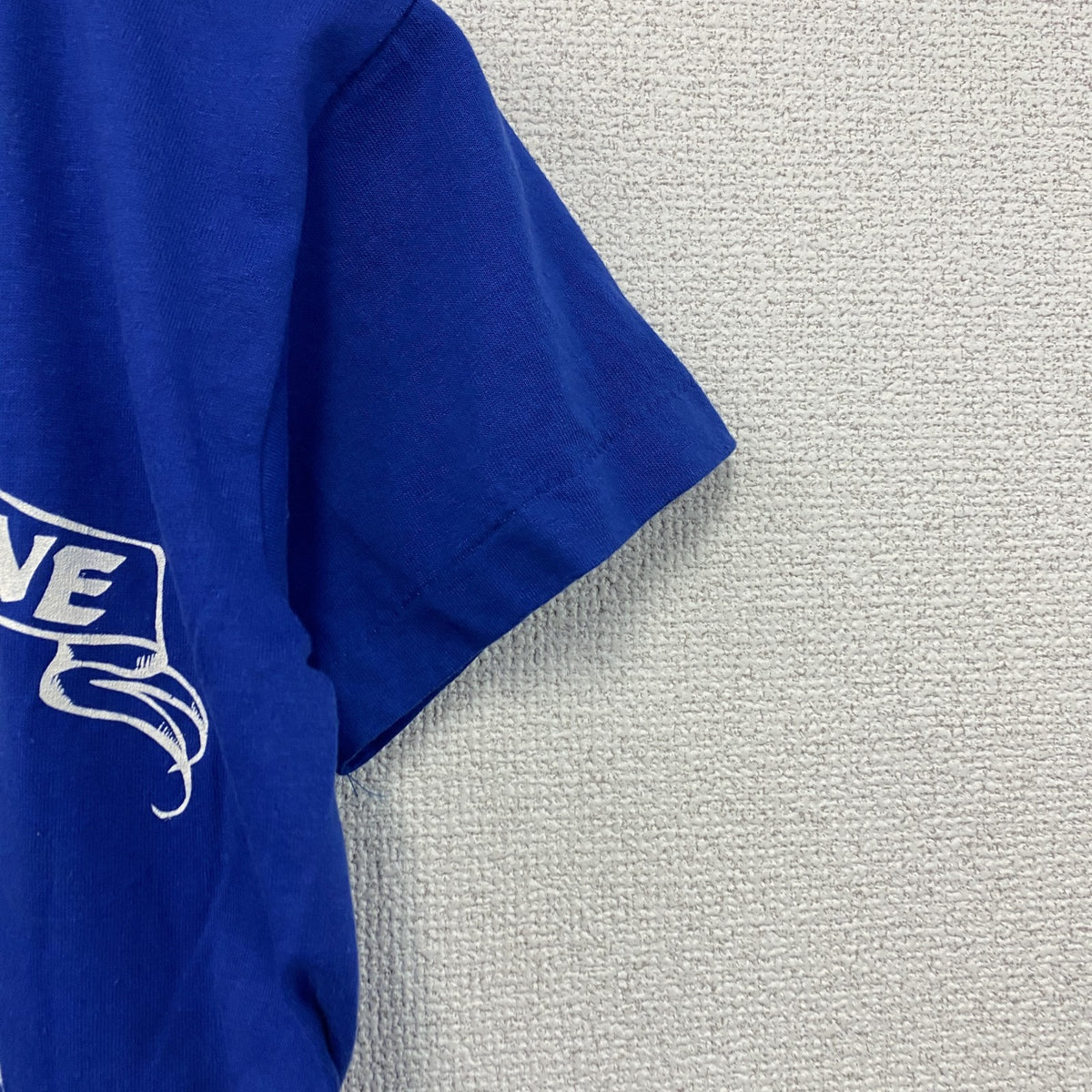 RUSSELL ATHLETIC　ラッセルアスレチック　半袖プリントTシャツ　ヴィンテージ　シングルステッチ　青　ブルー　Lサイズ　古着