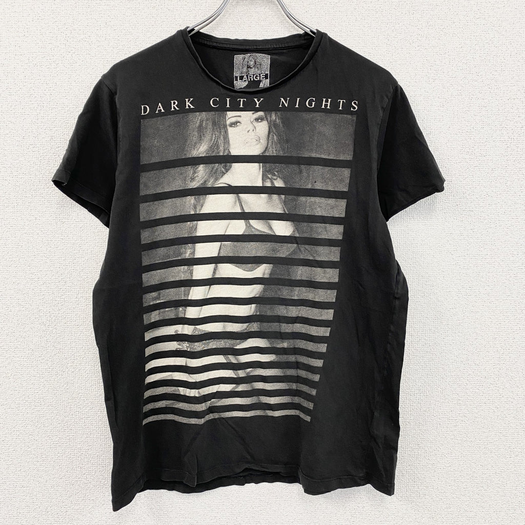 Cedar Wood State　半袖プリントTシャツ　黒　ブラック　Lサイズ　古着