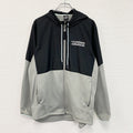 UNDER ARMOUR　アンダーアーマー　トラックジャケット/ジャージ　ワンポイント　灰色　グレー　黒　ブラック　XLサイズ　古着
