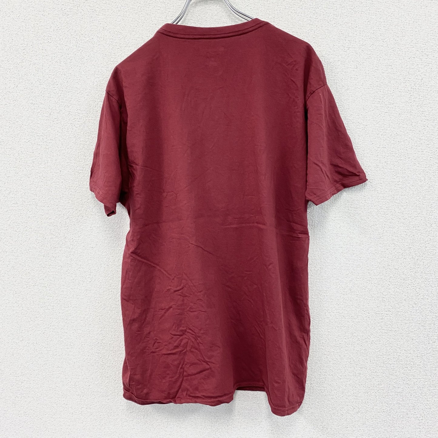 00s　NIKE　ナイキ　半袖プリントTシャツ　ヴィンテージ　スウッシュ　刺繍ロゴ　赤　レッド　Mサイズ