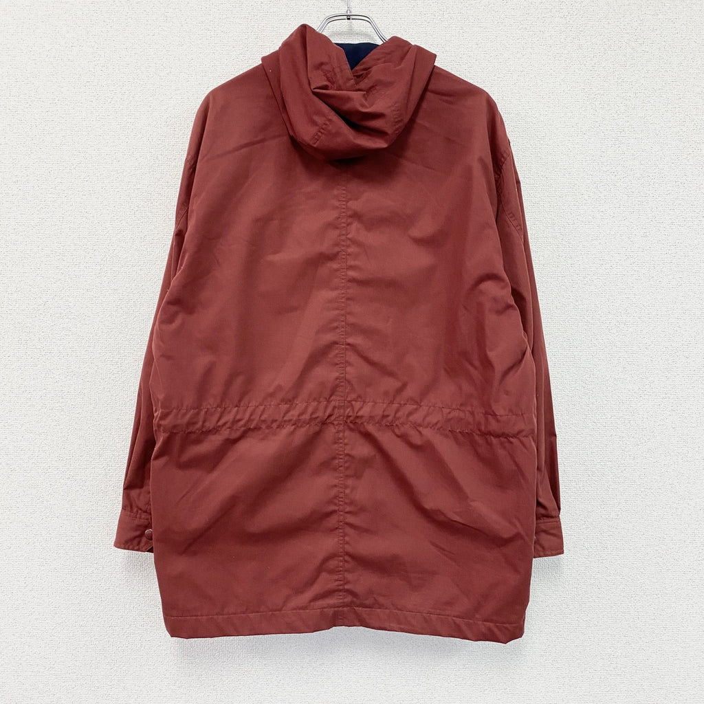 00s　OLD UNIQLO　オールドユニクロ　マウンテンパーカー　3つポケット　ヴィンテージ　赤　レッド　Lサイズ　古着