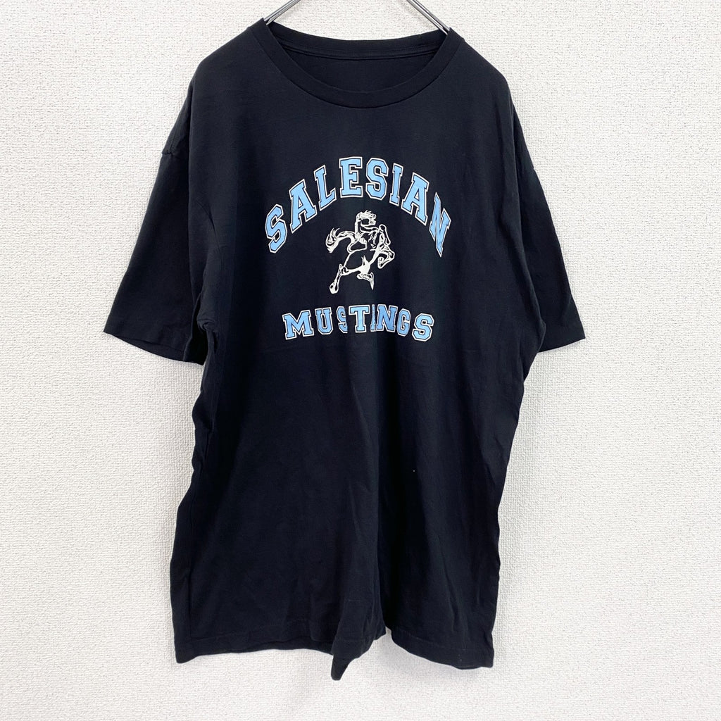 半袖プリントTシャツ　黒　ブラック　古着