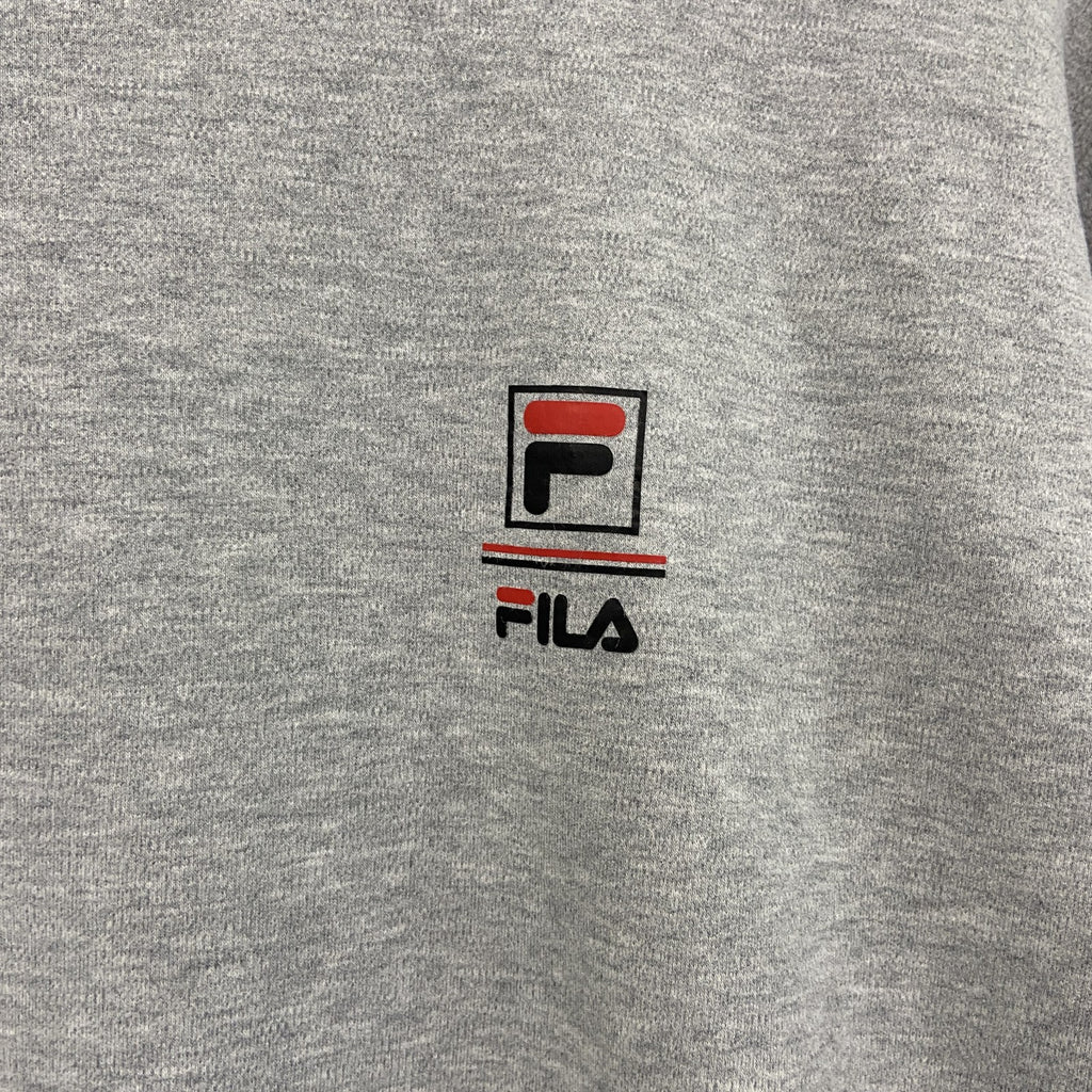FILA　フィラ　スウェット/トレーナー　灰色　グレー　Mサイズ スウェットトップス ユニセックス コットン 古着