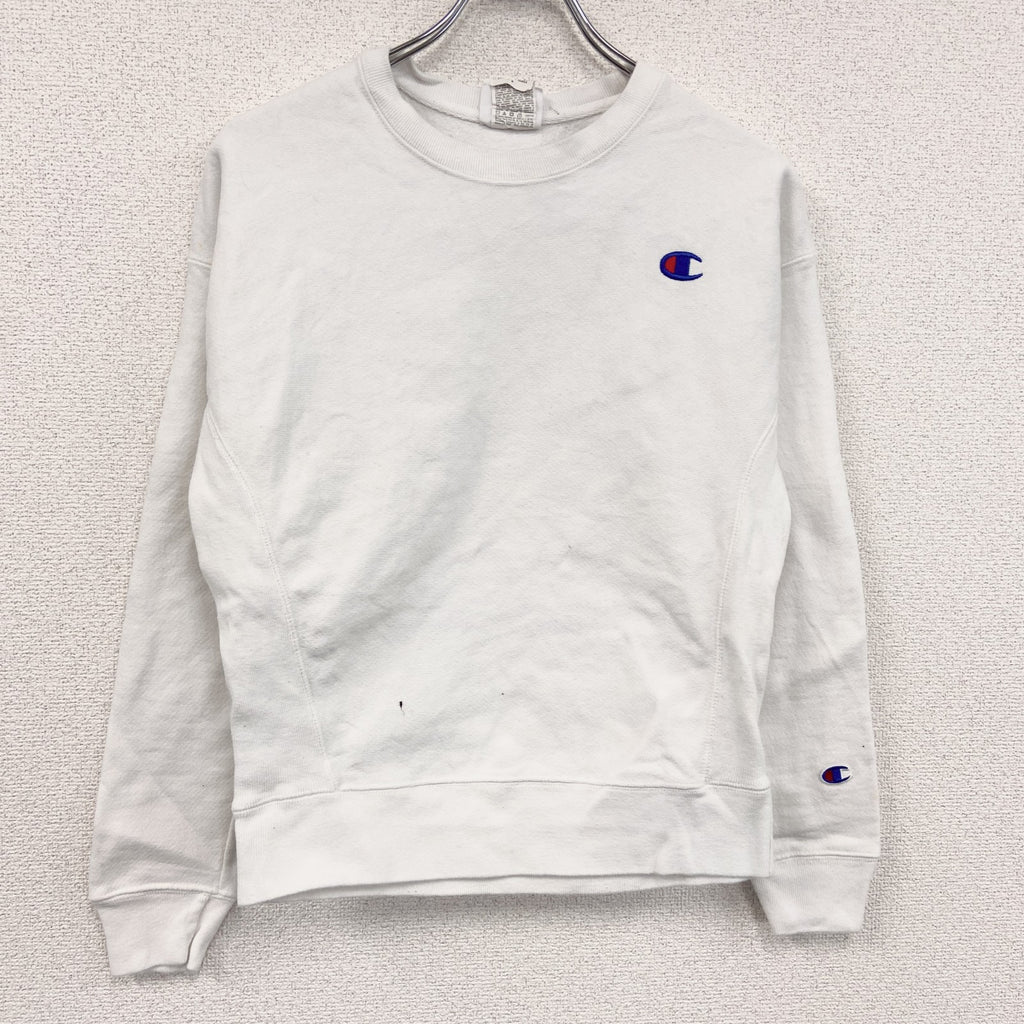 Champion　チャンピオン　リバースウィーブ　スウェット/トレーナー　白　ホワイト　Sサイズ　古着