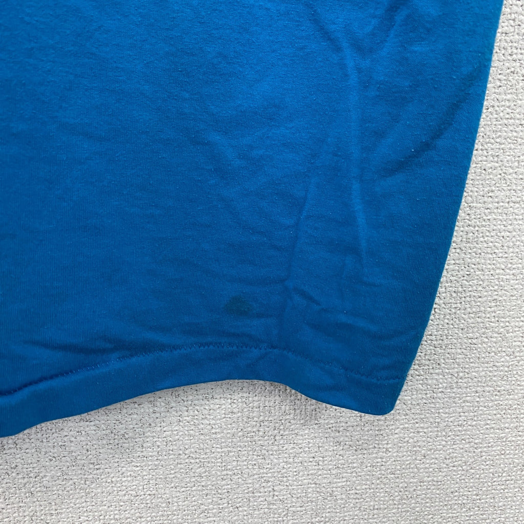Hanes　ヘインズ　半袖Tシャツ　ヴィンテージ　シングルステッチ　水色　ライトブルー　2XLサイズ　古着