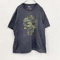 MARVEL　マーベル　半袖プリントTシャツ　フェード　黒　ブラック　XLサイズ　古着