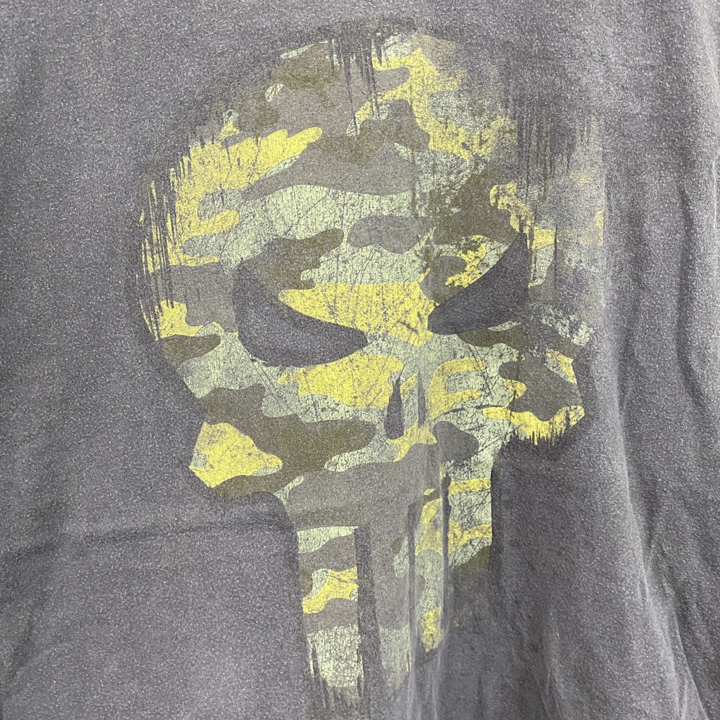 MARVEL　マーベル　半袖プリントTシャツ　フェード　黒　ブラック　XLサイズ　古着