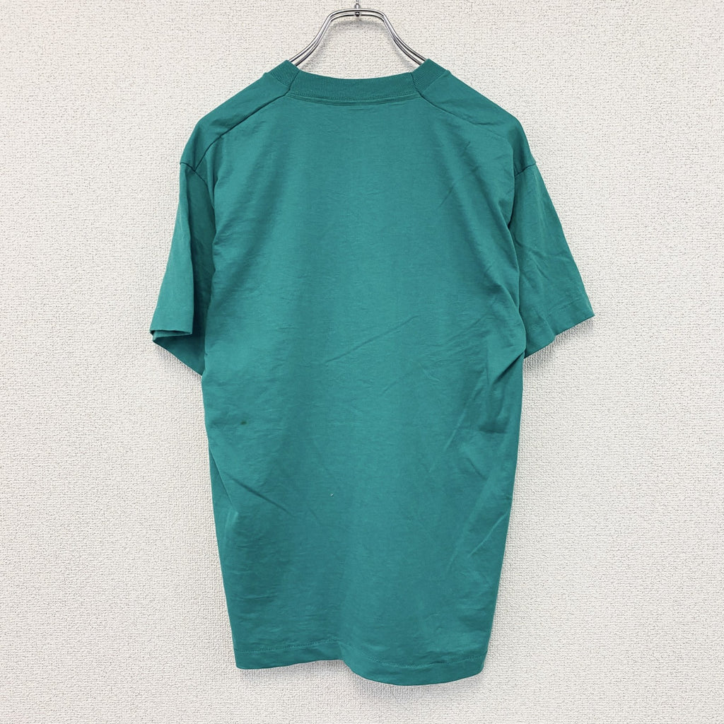 SCREEN STARS　スクリーンスターズ　半袖プリントTシャツ　ヴィンテージ　シングルステッチ　緑　グリーン　Lサイズ　古着