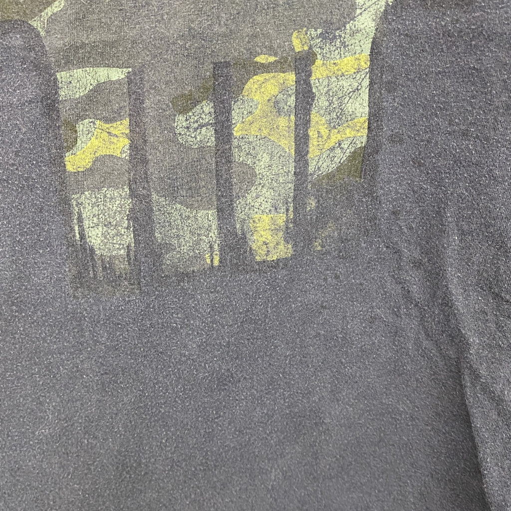 MARVEL　マーベル　半袖プリントTシャツ　フェード　黒　ブラック　XLサイズ　古着