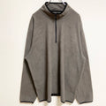 OLD NAVY　オールドネイビー　ハーフジップフリースジャケット　ビッグシルエット　グレー　灰色　2XLサイズ　古着