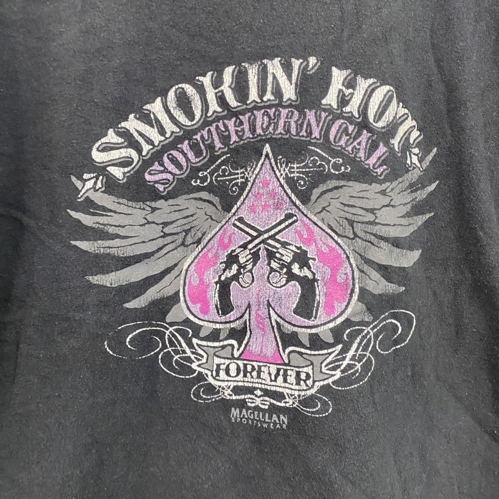 MAGELLAN　半袖プリントTシャツ　黒　ブラック　Lサイズ　古着