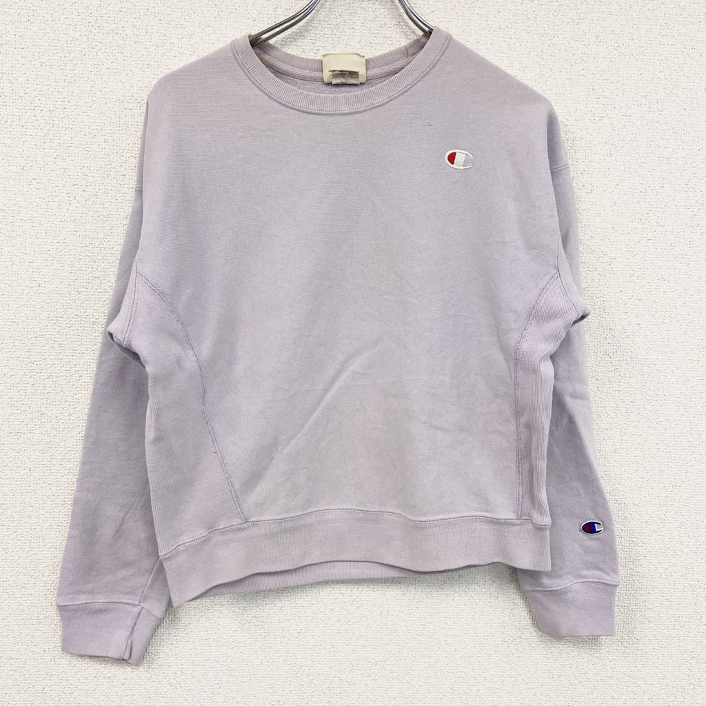 Champion　チャンピオン　リバースウィーブ　スウェット/トレーナー　薄紫　ライトパープル　Mサイズ スウェットトップス ユニセックス コットン 古着