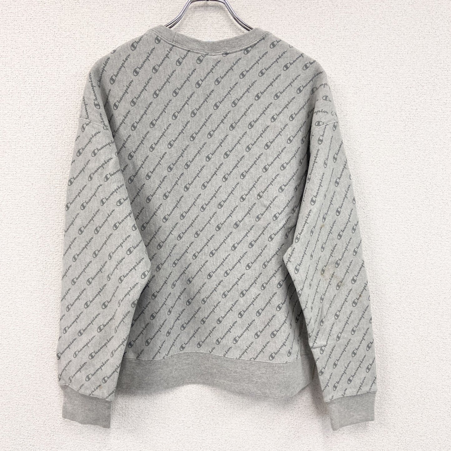 Champion　チャンピオン　リバースウィーブ　スウェット/トレーナー　スクリプトロゴ　灰色　グレー　2XLサイズ