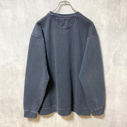 古着 used　COMFORT COLORS　IOWA　カレッジ　長袖ワッペンスウェット　トレーナー　クルーネック　Mサイズ