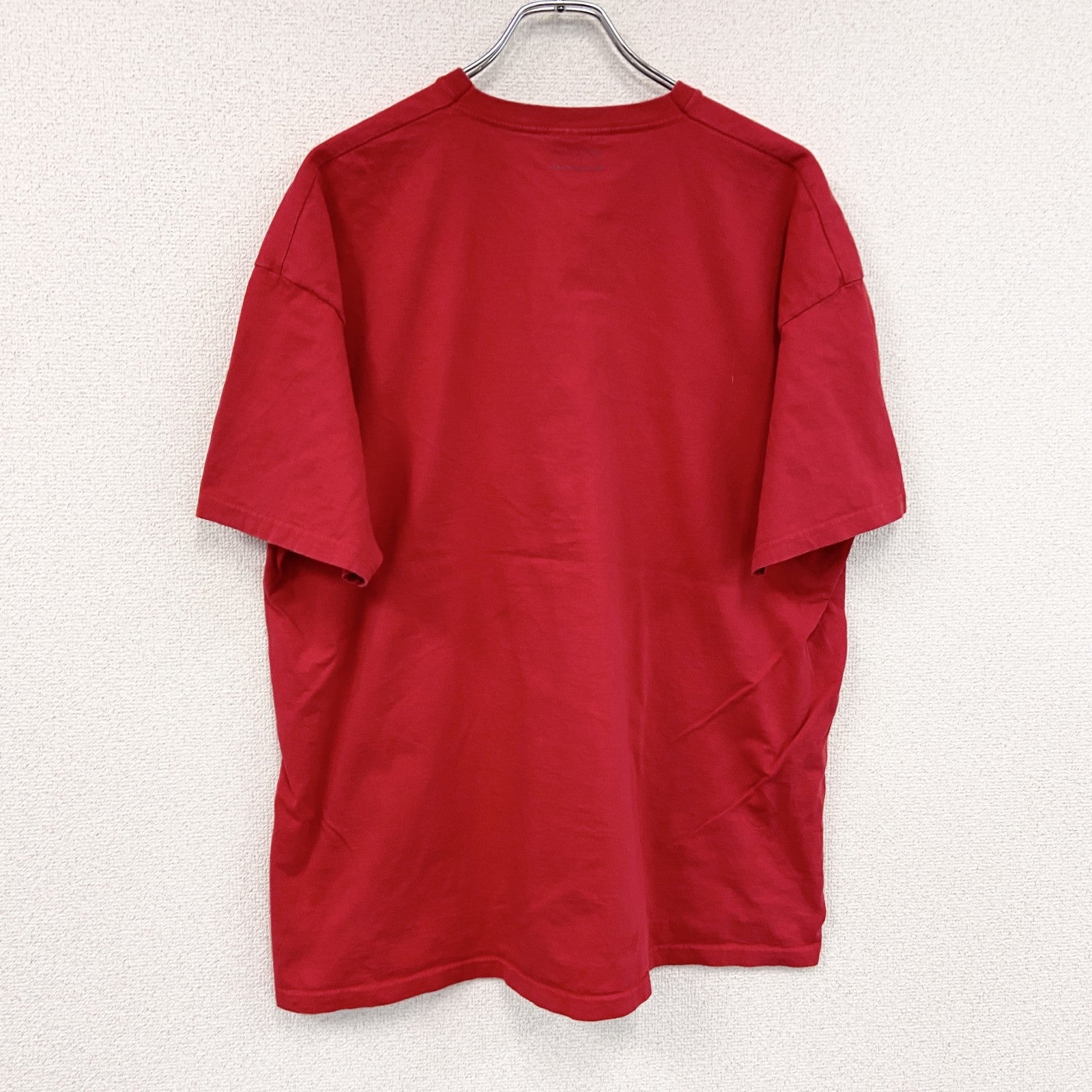 FRUIT OF THE LOOM　フルーツオブザルーム　半袖Tシャツ　スーベニアT　赤　レッド　2XLサイズ　古着