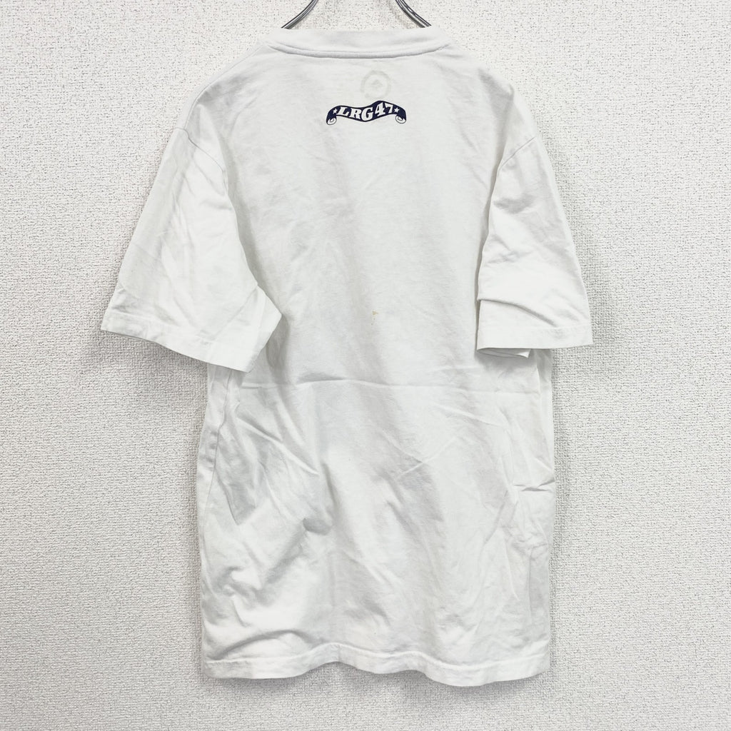 LRG　半袖プリントTシャツ　白　ホワイト　Sサイズ　古着