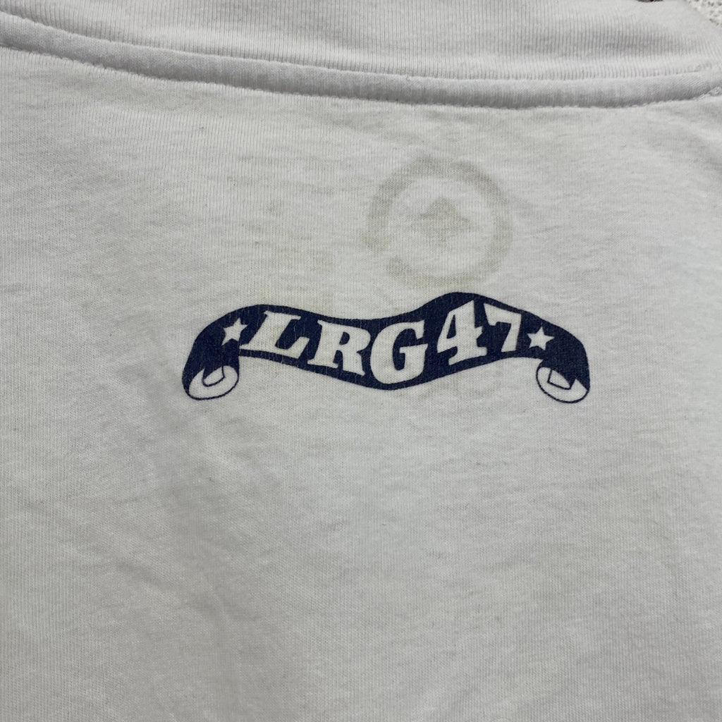 LRG　半袖プリントTシャツ　白　ホワイト　Sサイズ　古着