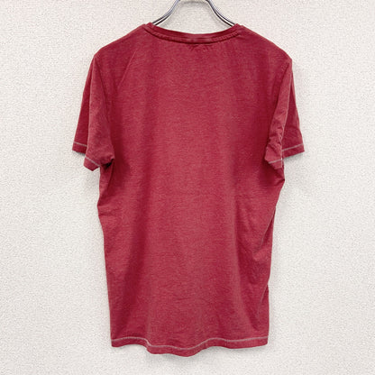 Coca’Cola　コカ・コーラ　半袖Tシャツ　シングルステッチ　企業ロゴ　デカロゴ　フェード　赤　レッド　Lサイズ